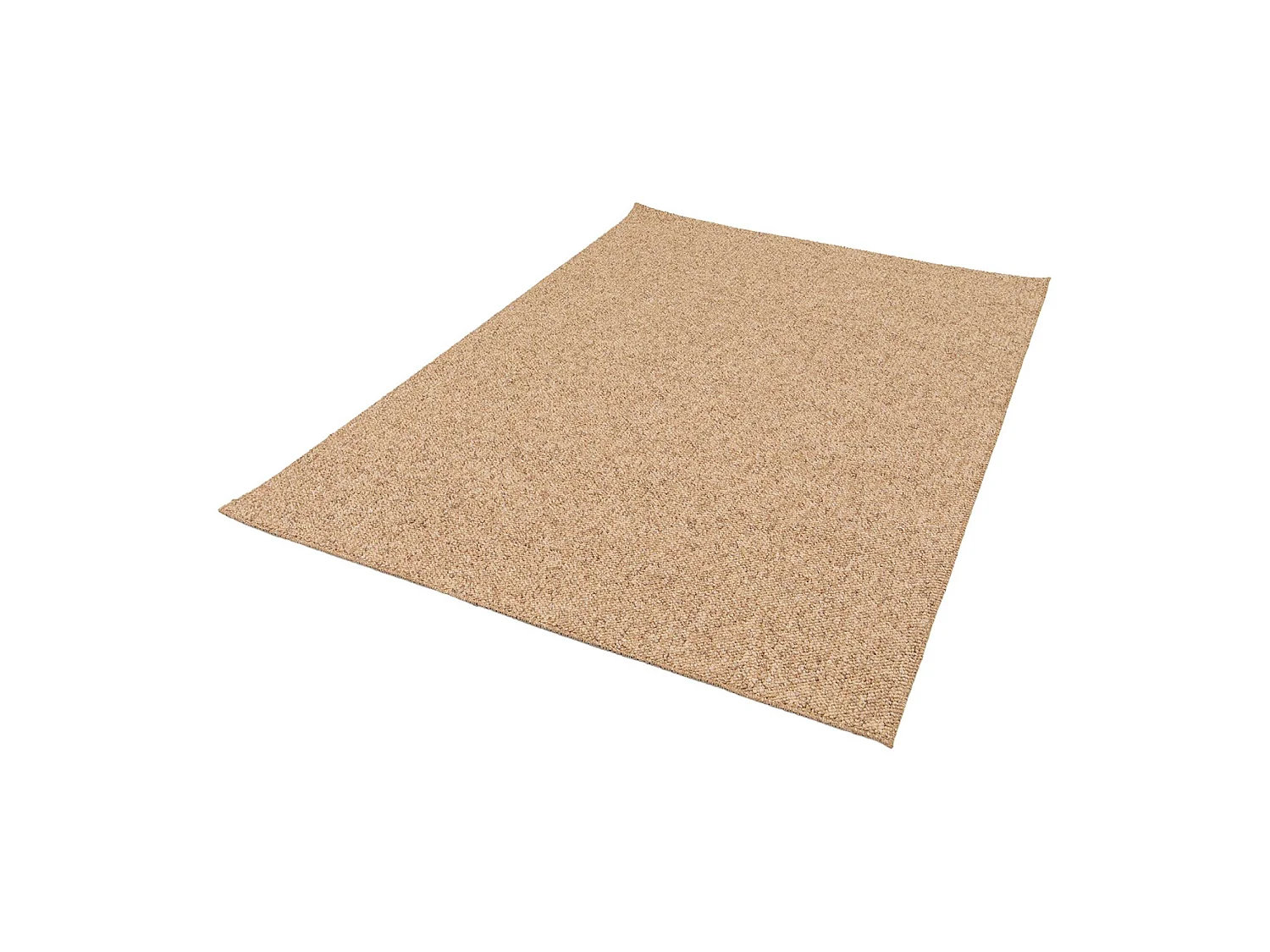 Tapis intérieur bouclette caramel effet chiné 120x170cm