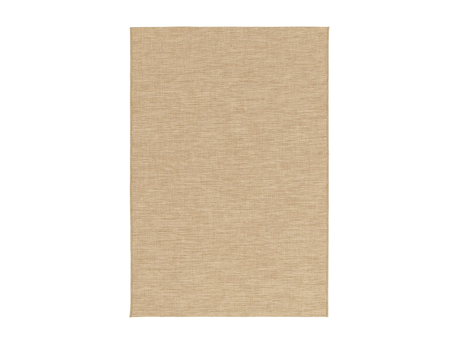 Alfombra interior/exterior efecto yute color natural