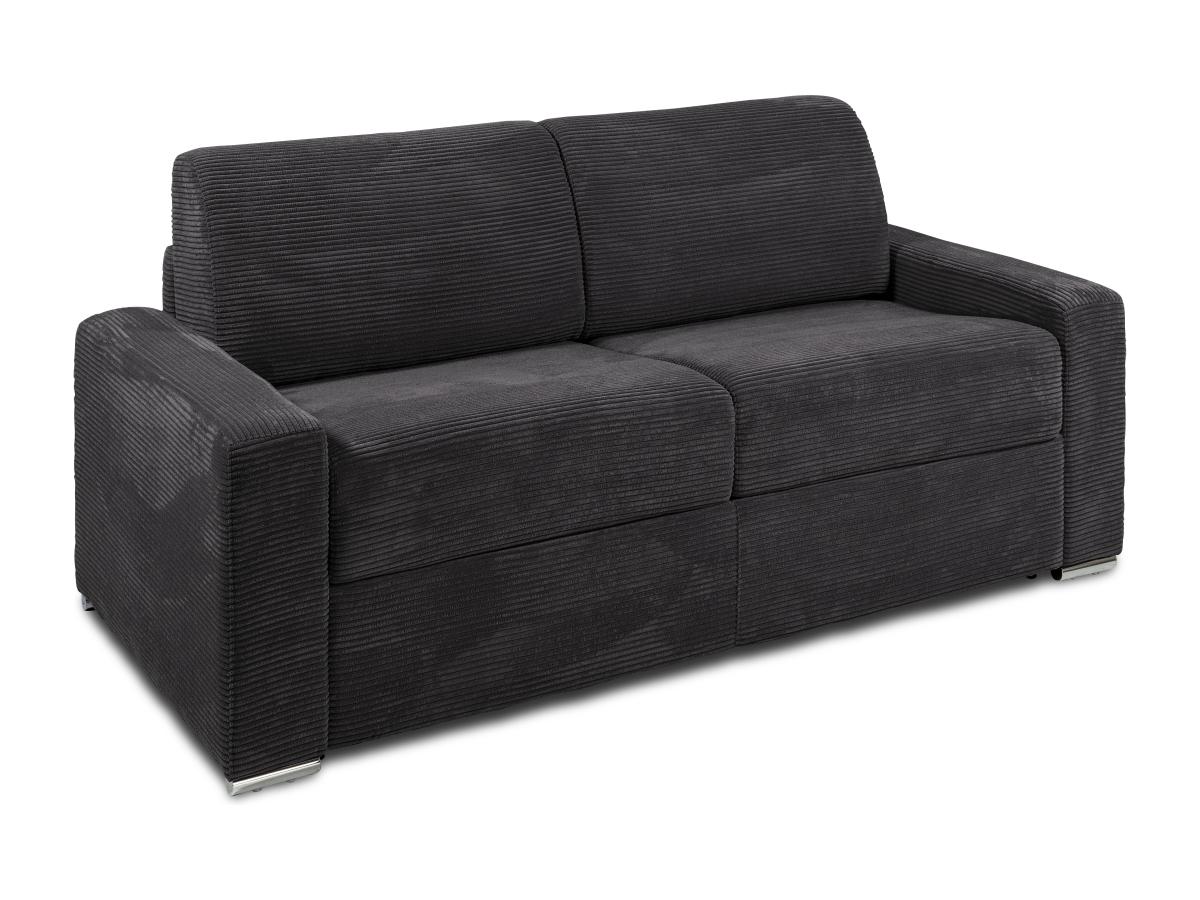 Schlafsofa mit Matratze 3-Sitzer - Liegefläche Lattenrost mit breiten Latte günstig online kaufen