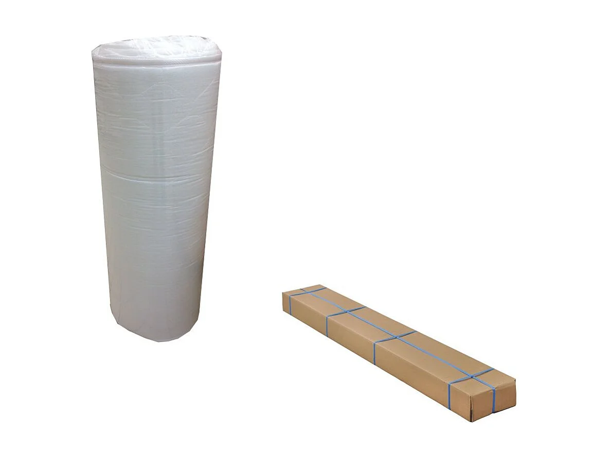 Matelas et sommier 90x190 Marly - Newkit - Soutien ferme - Sommier démonté - Crème