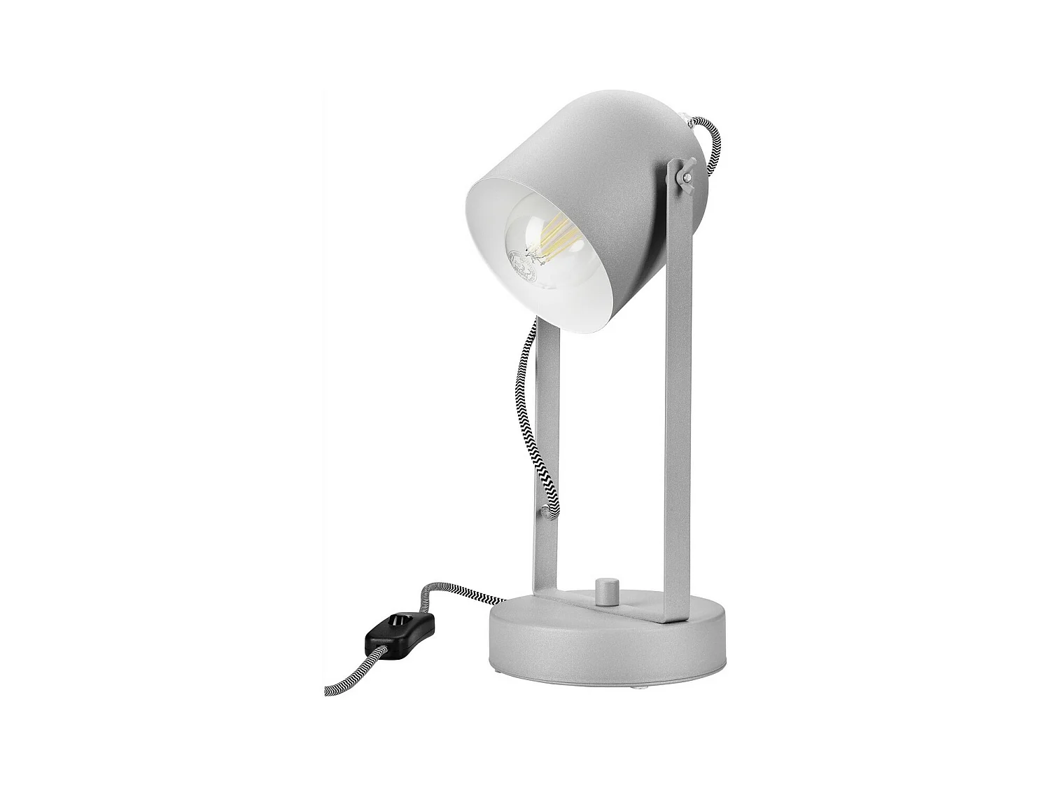 Lampe à Poser Suri, Argent, 34x14x14 cm, Epikasa