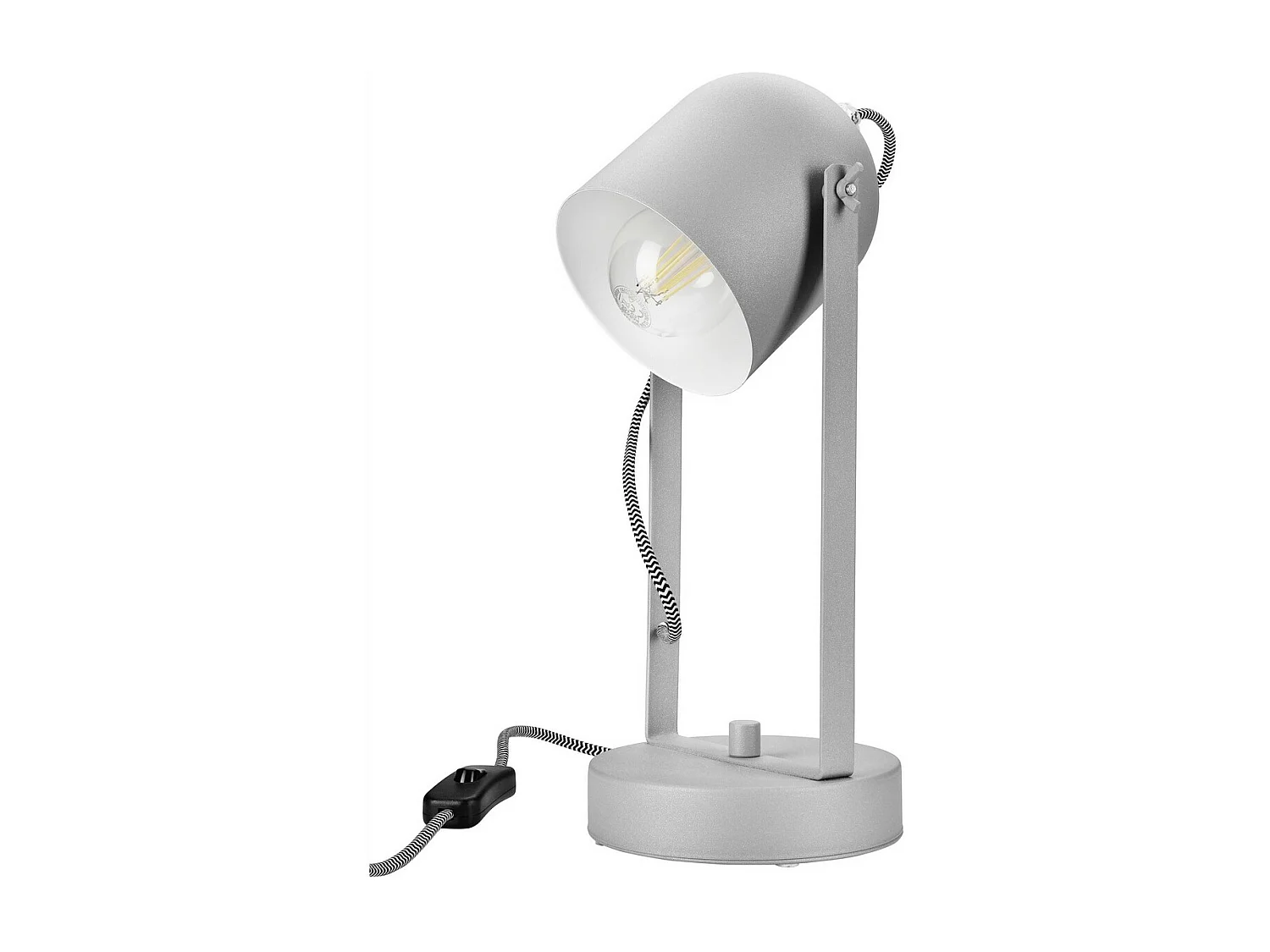 Lampe à Poser Suri, Argent, 34x14x14 cm, Seven Design