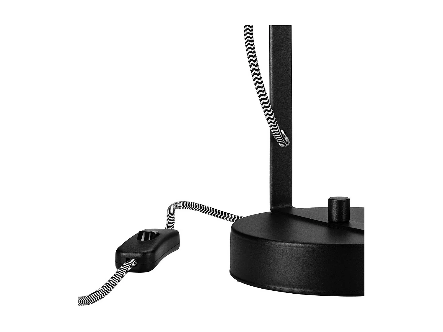 Tafellamp Suri, Zwart, 34x14x14 cm, Seven Design