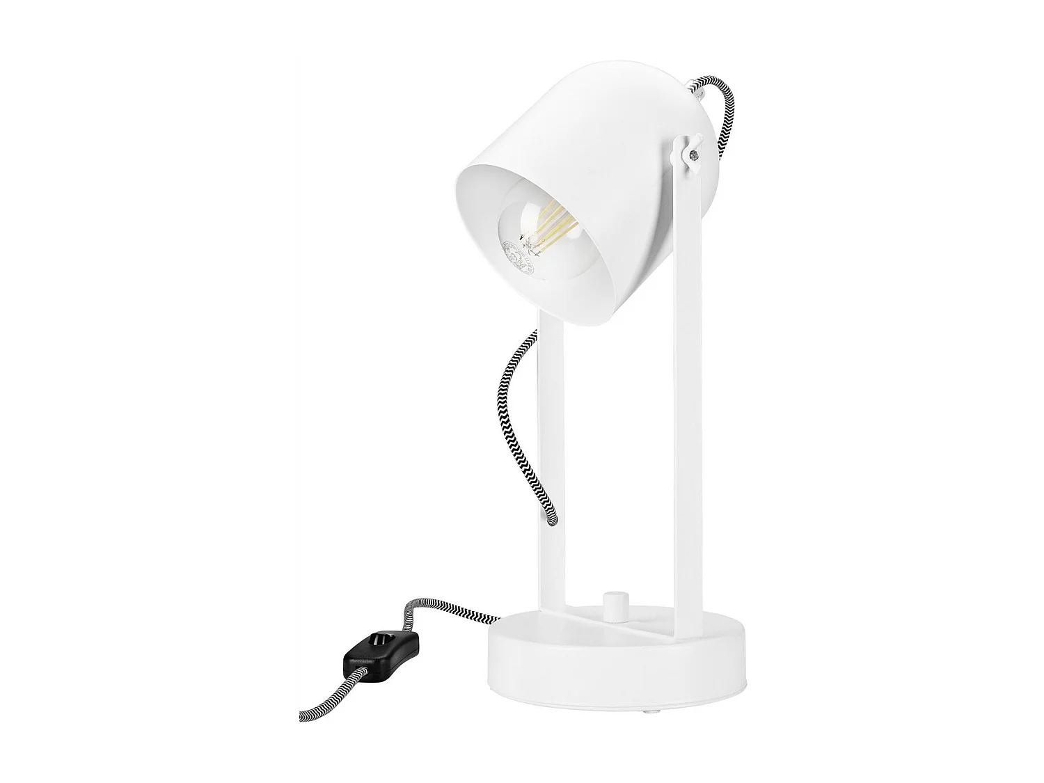 Candeeiro de Mesa Suri, Branco, 34x14x14 cm, Seven Design