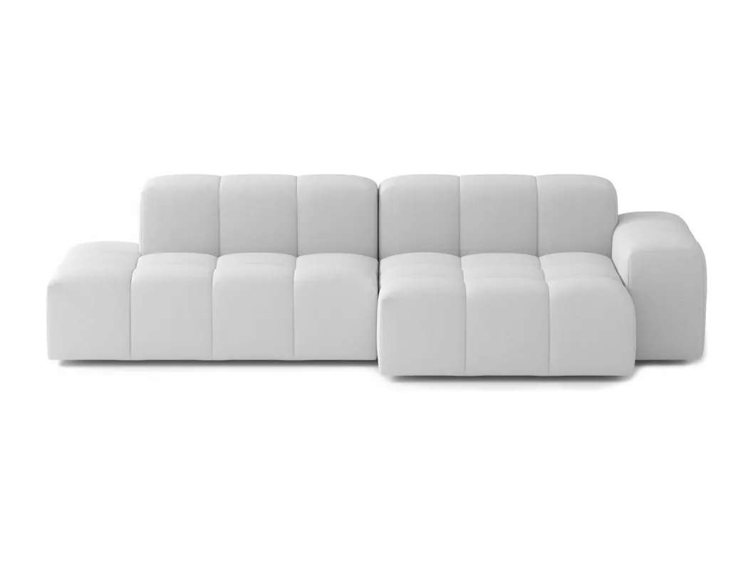 Kauf Unique Modulares 4-Sitzer-Sofa Dan aus Stoff, hellgrau