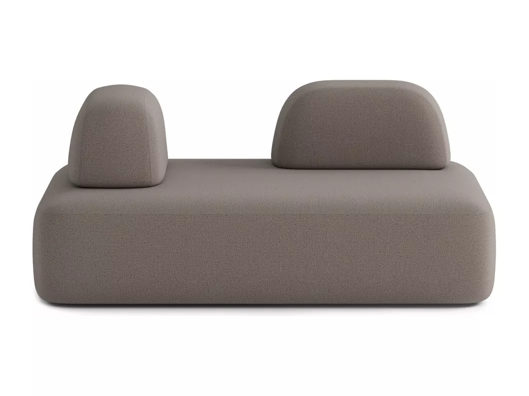 Kauf Unique 3-Sitzer-Sofa Dan aus Stoff, braun