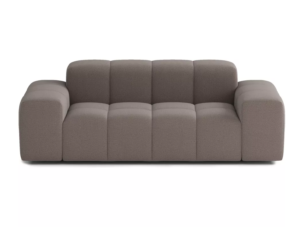 Kauf Unique Modulares 2-Sitzer-Sofa Dan aus Stoff, braun