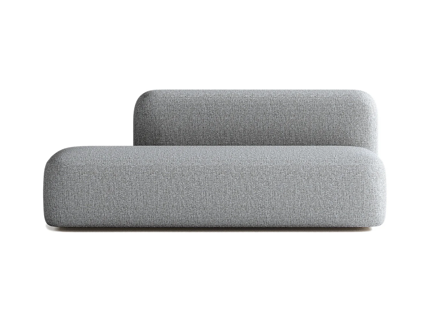 Max modulaire bank 2/3 zits donkergrijs
