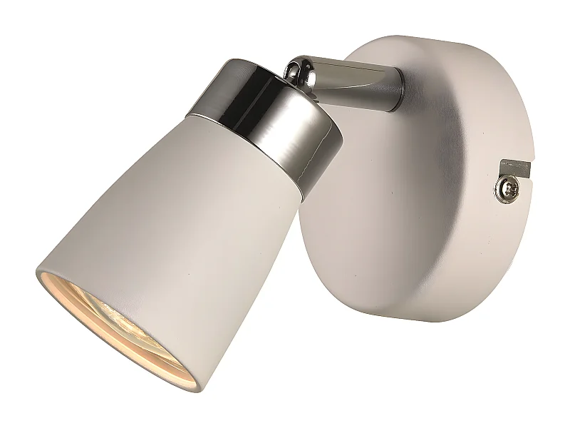 Foco Emily, Blanco, 11x9,5x9,5 cm, EPIKASA