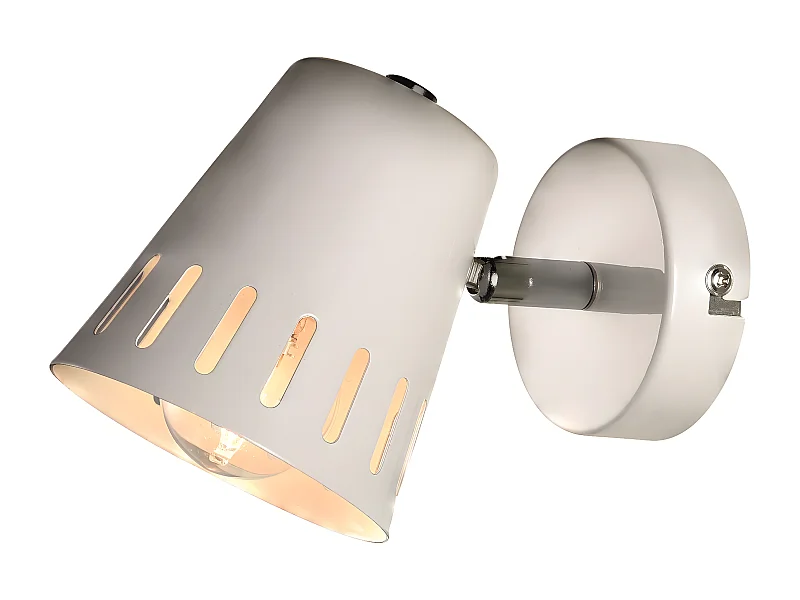 Candeeiro Emma, Branco, 9,5x16x16 cm, EPIKASA