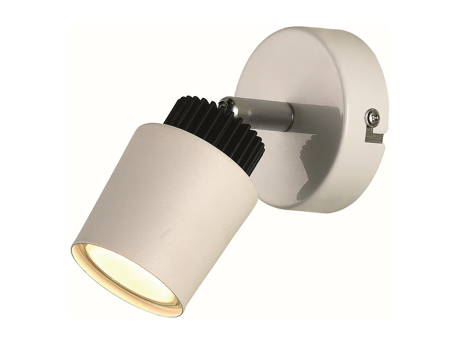 Foco Megan, Blanco, 13,5x9,5x9,5 cm, Seven Design