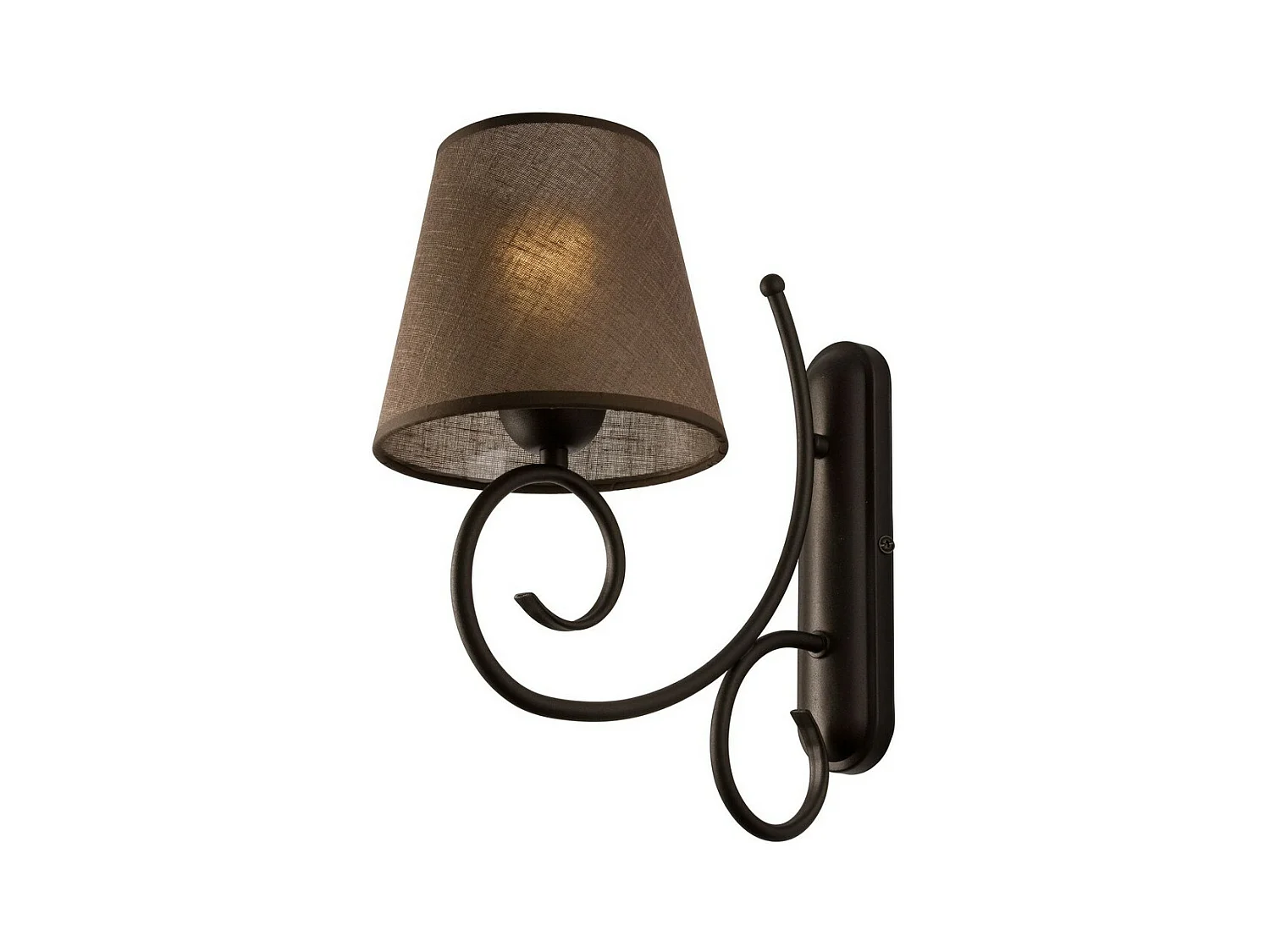 Wandlamp Lorenzo, Bruin, 35x31x31 cm, EPIKASA
