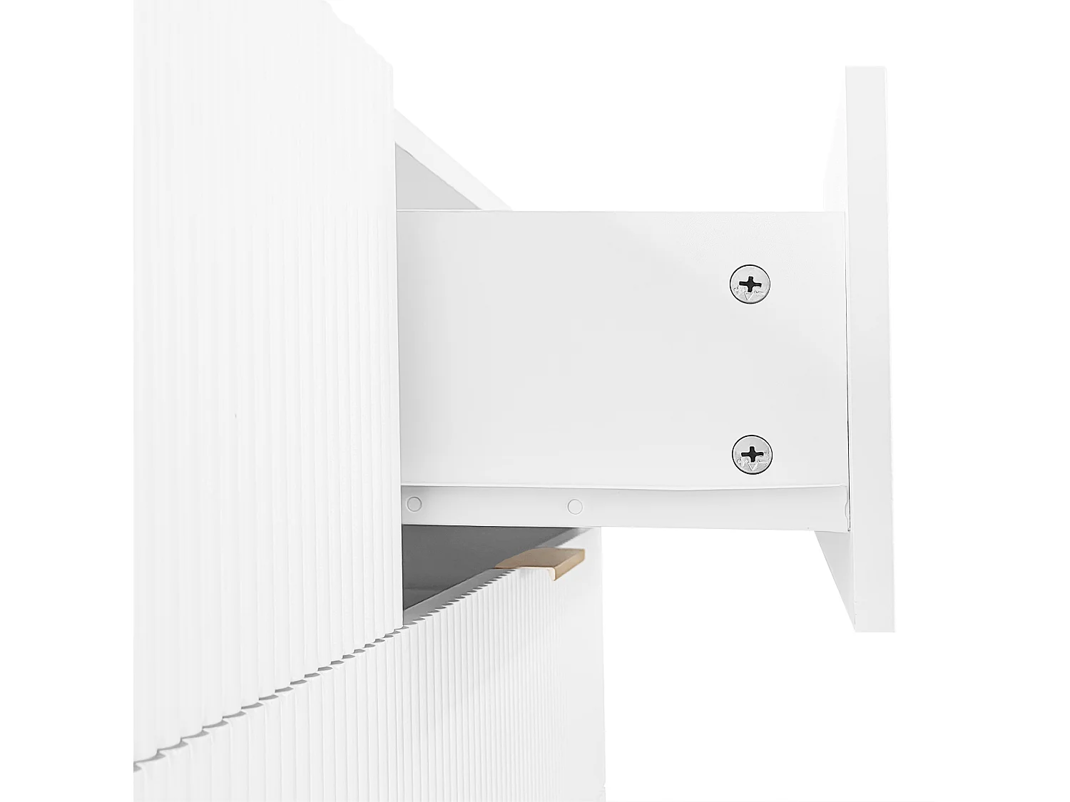 Dressoir、Moderne ladekast - 6 laden - spaanplaat - Wit