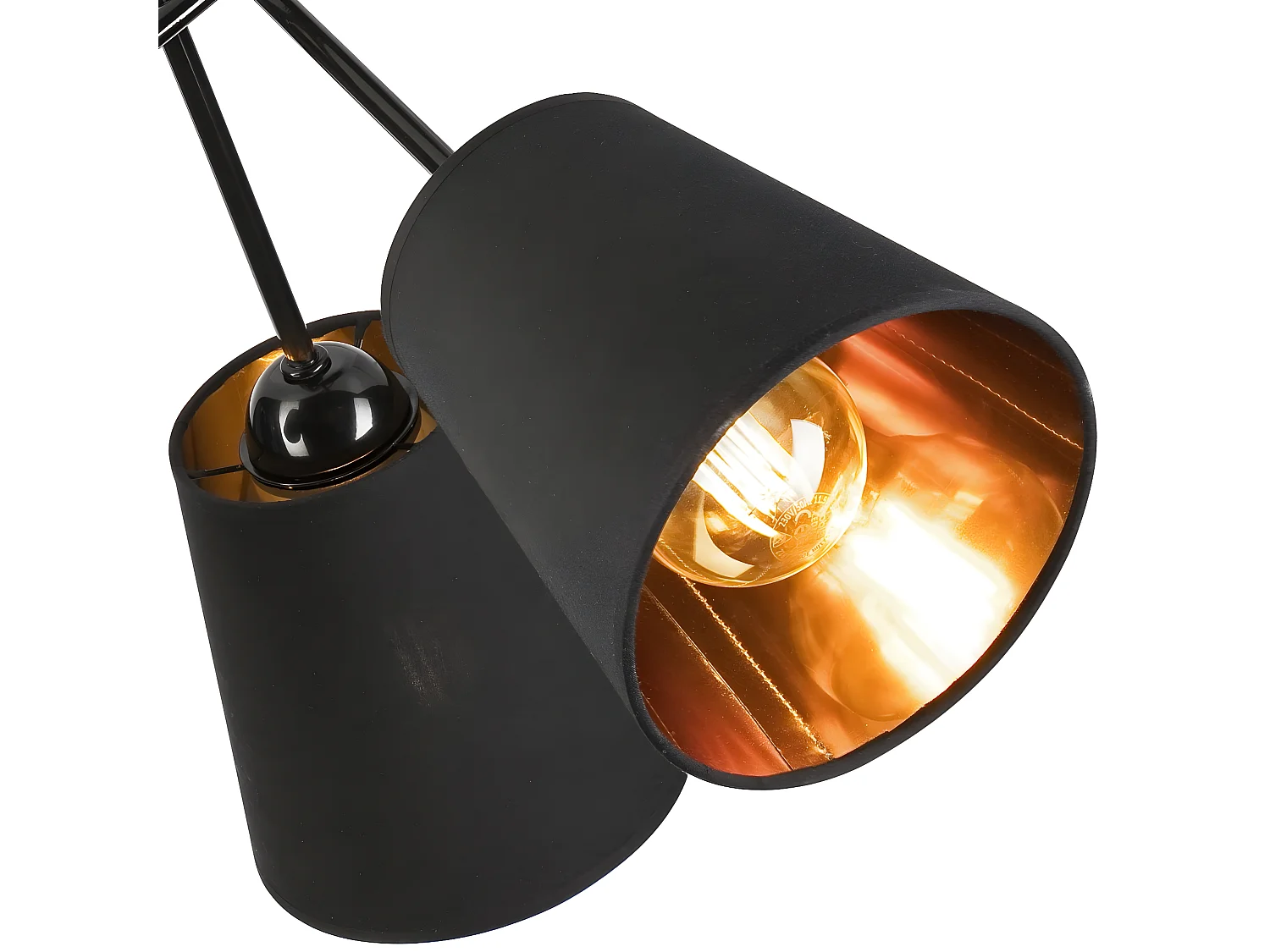 Hanglamp Irma, Zwart, 55x55x45 cm, Seven Design