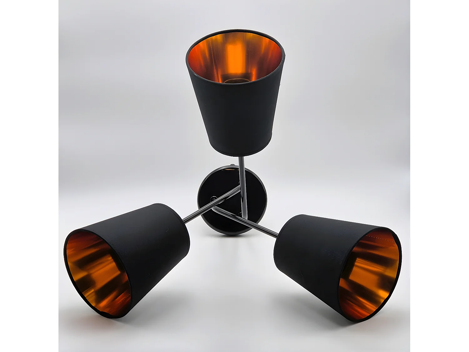 Hanglamp Irma, Zwart, 55x55x45 cm, Seven Design