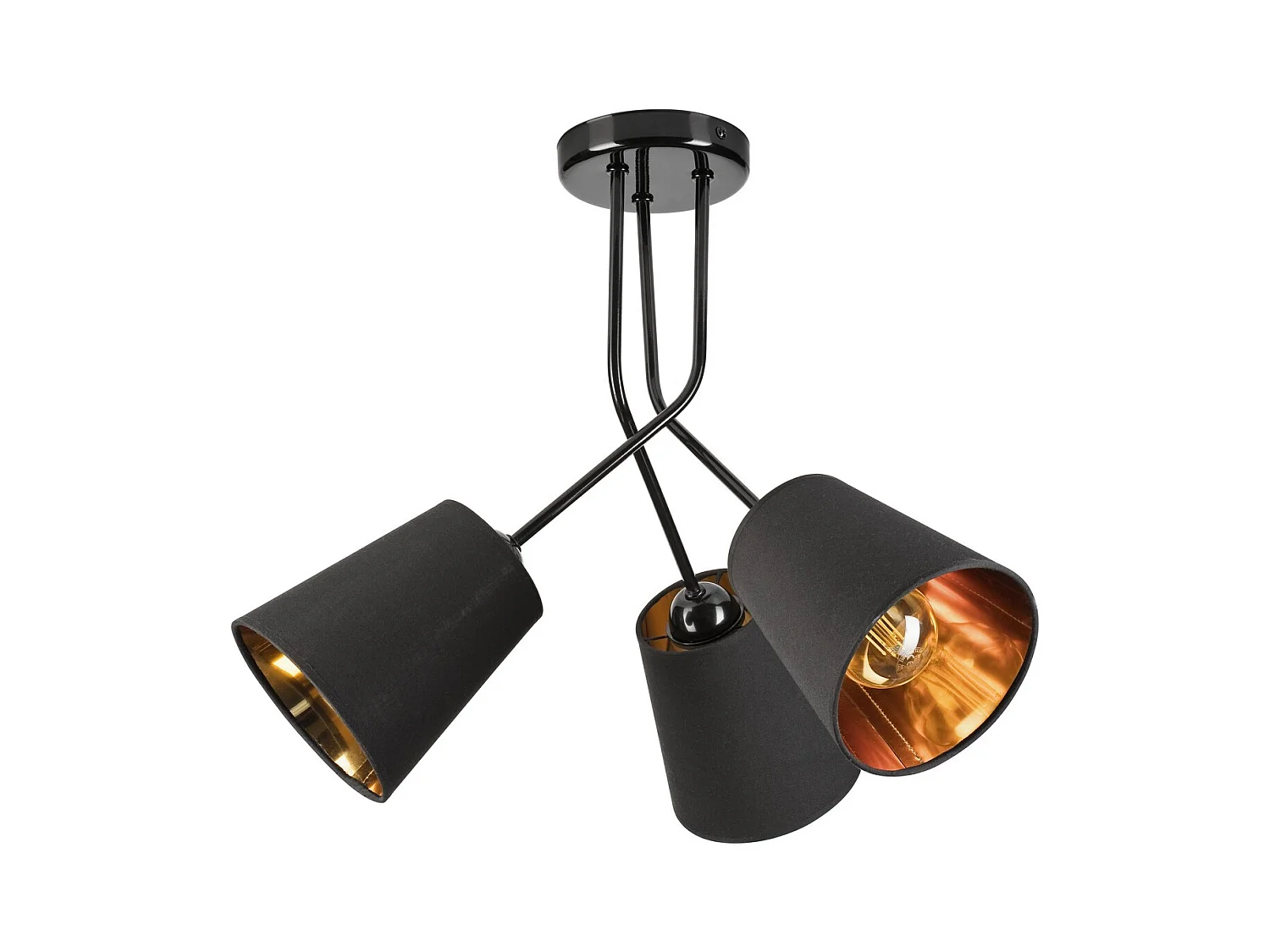 Hanglamp Irma, Zwart, 45x55x55 cm, EPIKASA