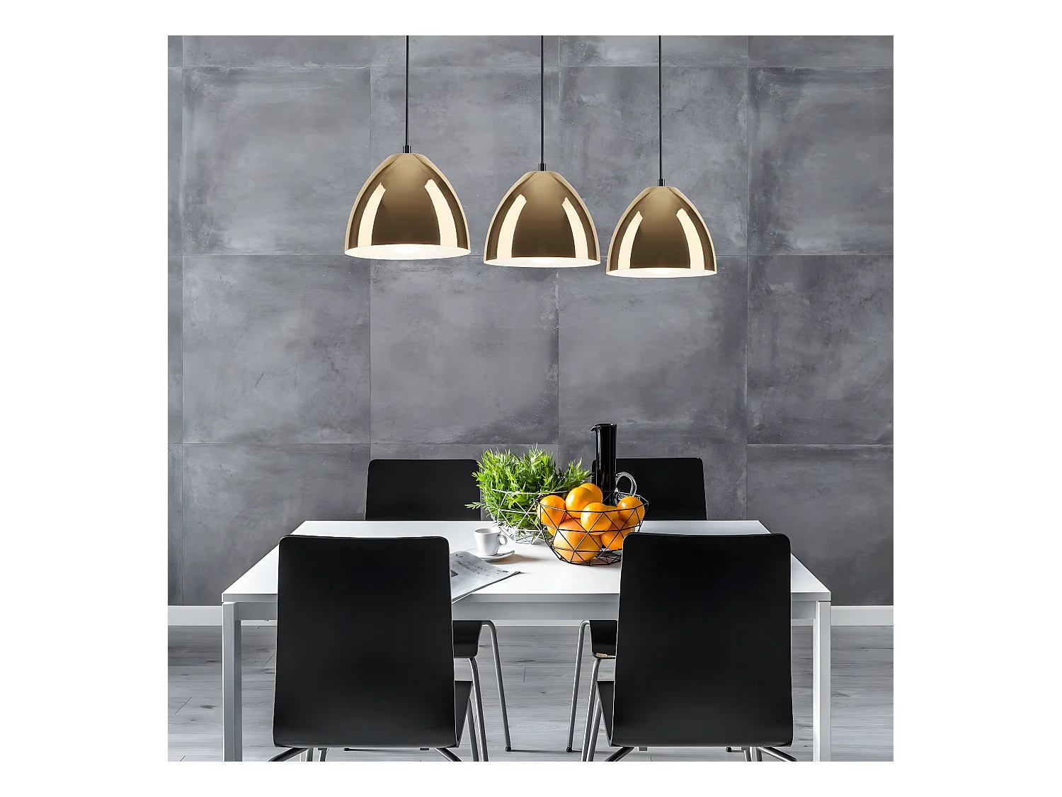 Suspension Mia, Or, 83x70x19 cm, EPIKASA