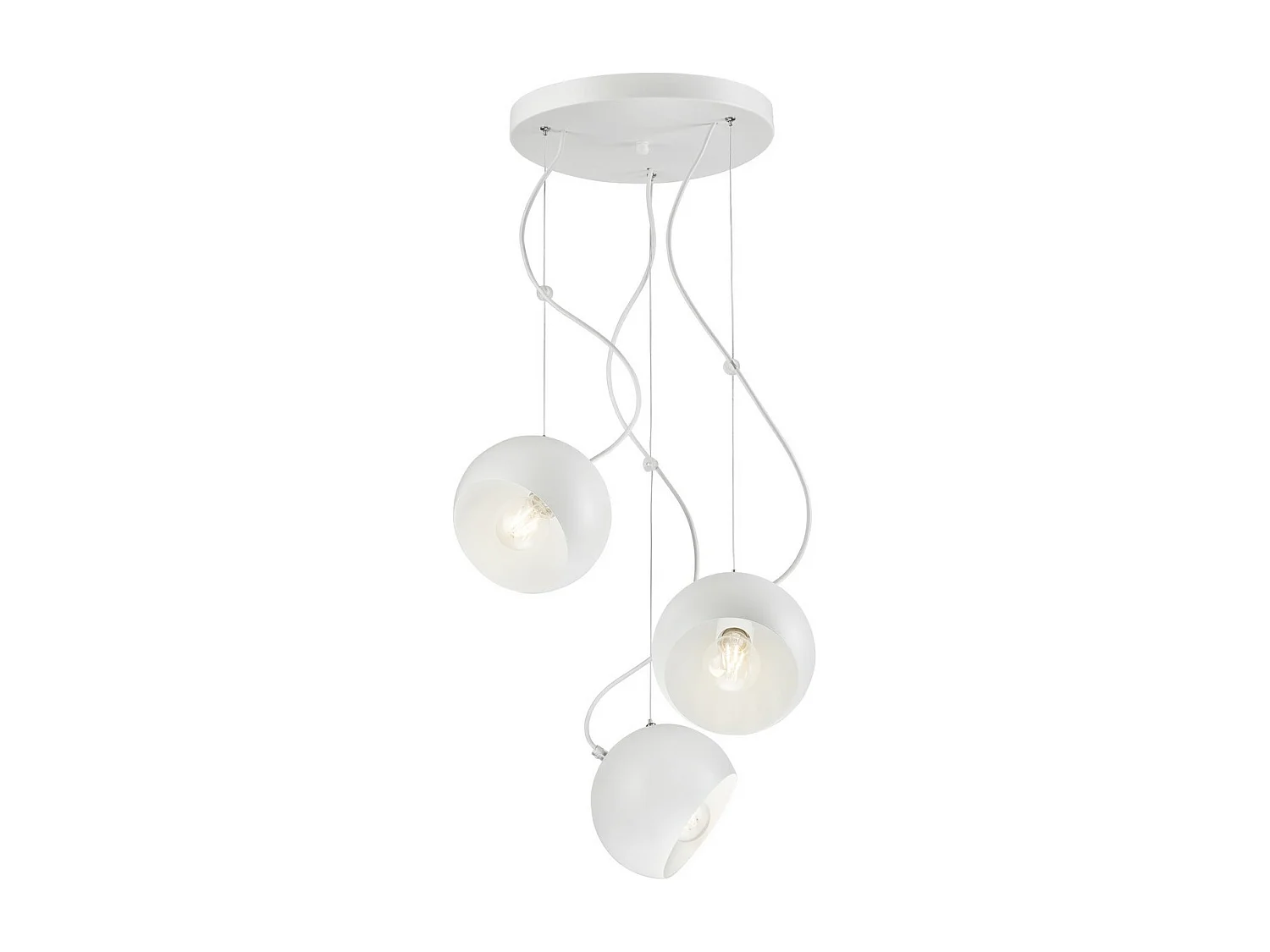 Suspension Inez, Blanc, 86x44x44 cm, Seven Design
