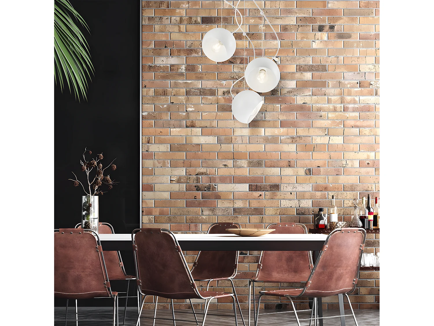 Suspension Inez, Blanc, 86x44x44 cm, Seven Design