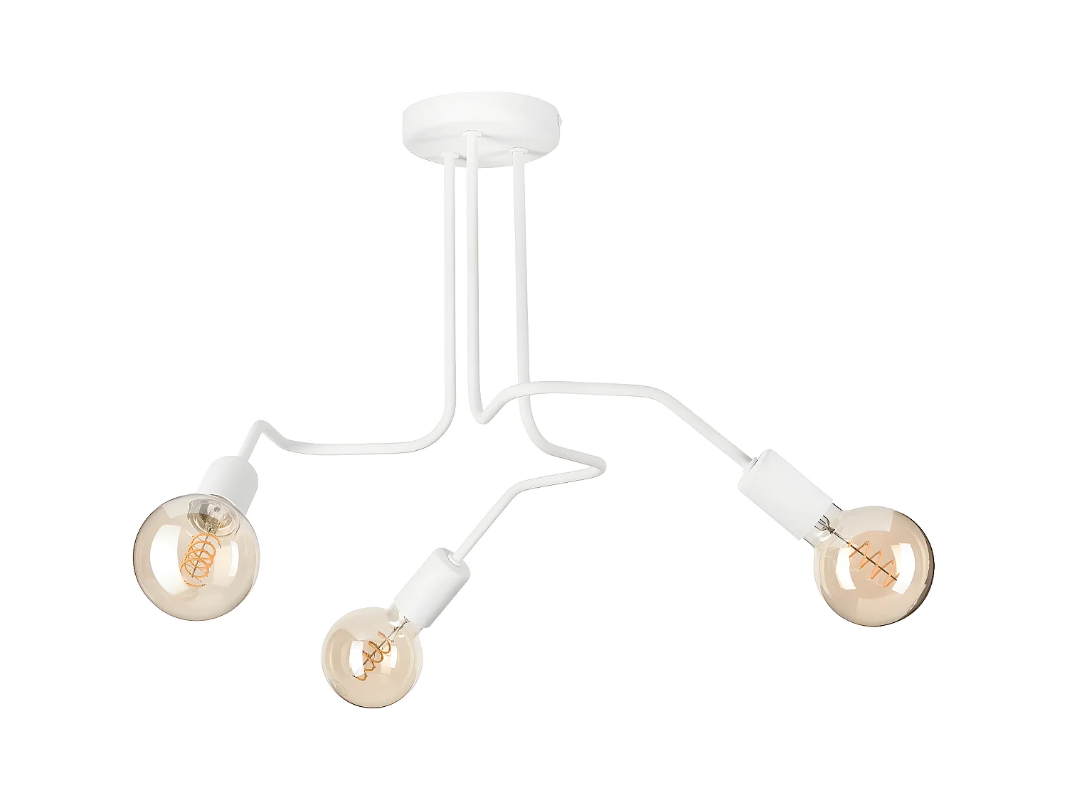 Suspension Damiano, Blanc, 40x55x55 cm, EPIKASA