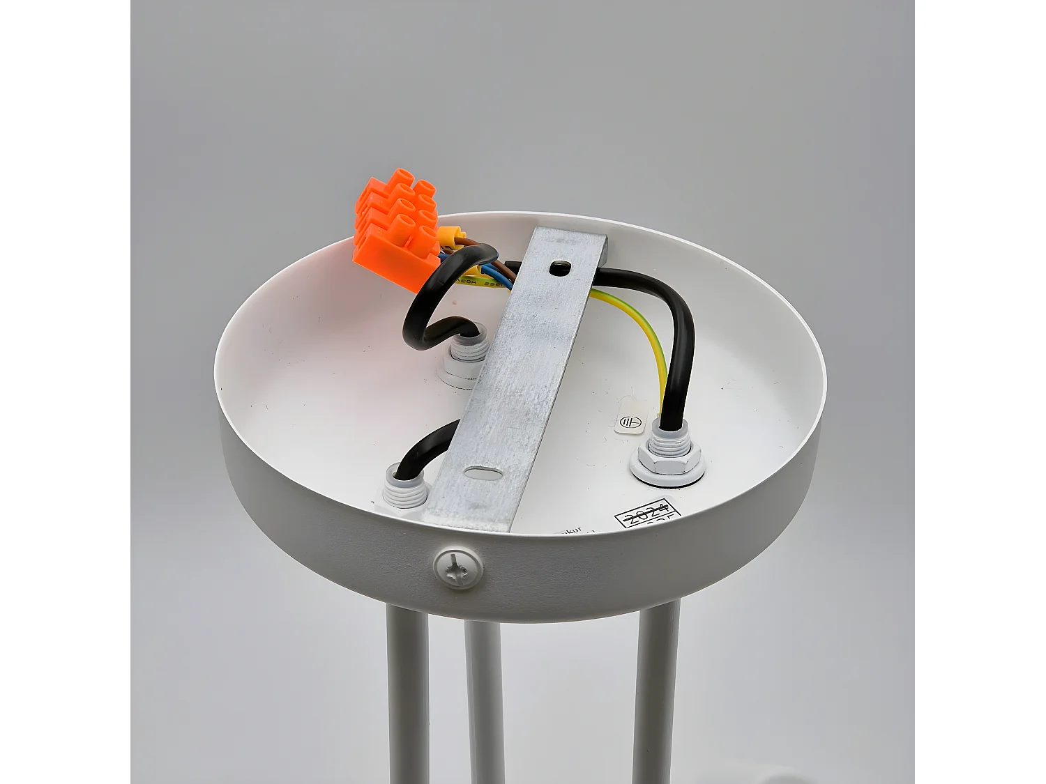 Candeeiro Suspenso Domino, Branco, 55x55x40 cm, Seven Design