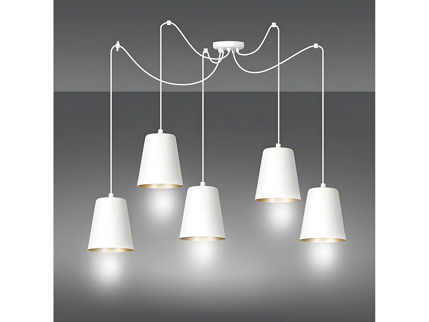 Suspension Link, Blanc, 70x70x200 cm, EPIKASA