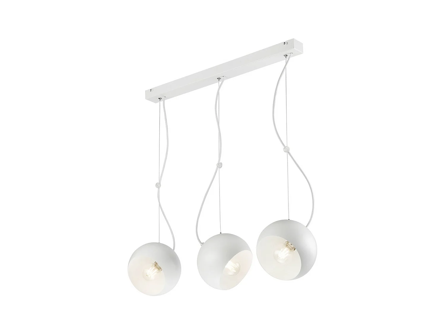 Suspension Inez, Blanc, 70x70x70 cm, EPIKASA