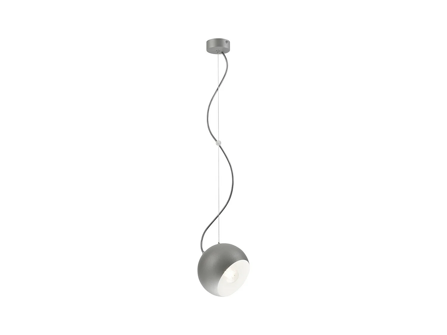 Suspension Inez, Argent, 85x17x17 cm, EPIKASA