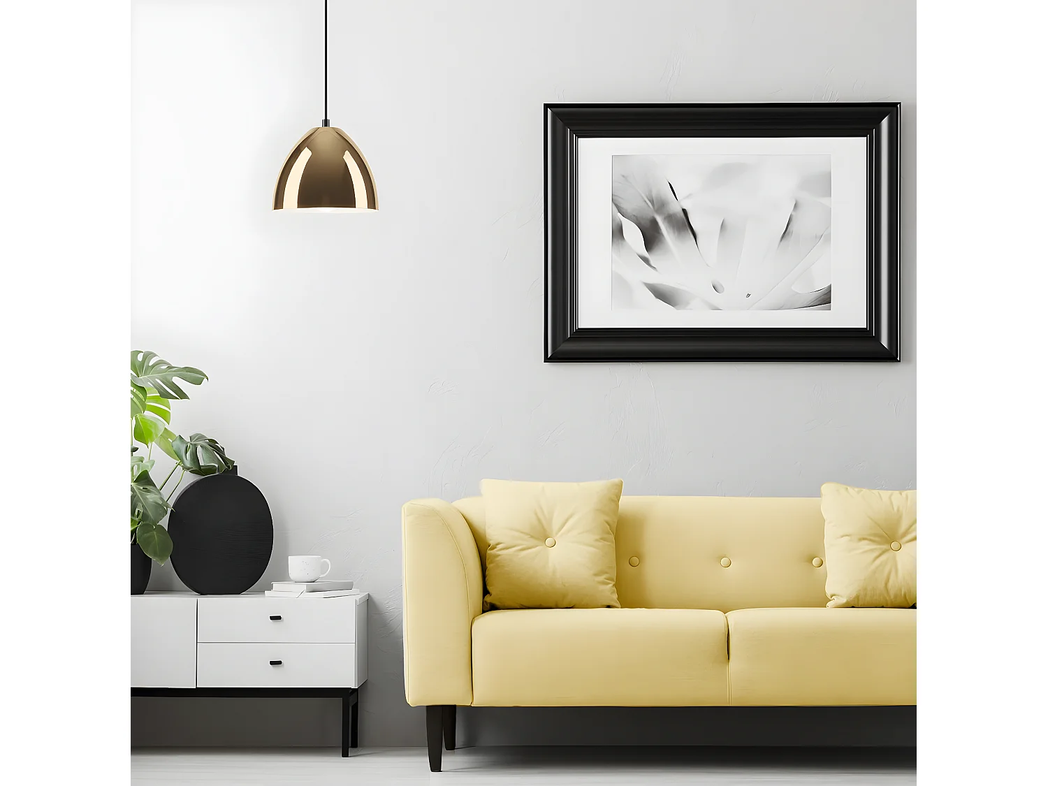 Hanglamp Mia, Goud, 105x19x19 cm, EPIKASA