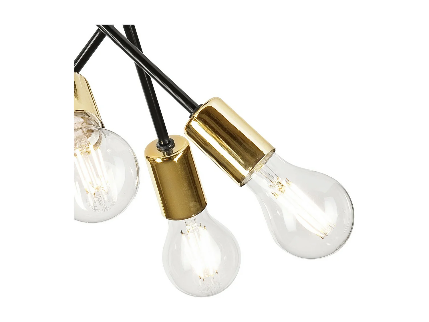 Suspension Priya, Noir, 36x36x34 cm, Seven Design