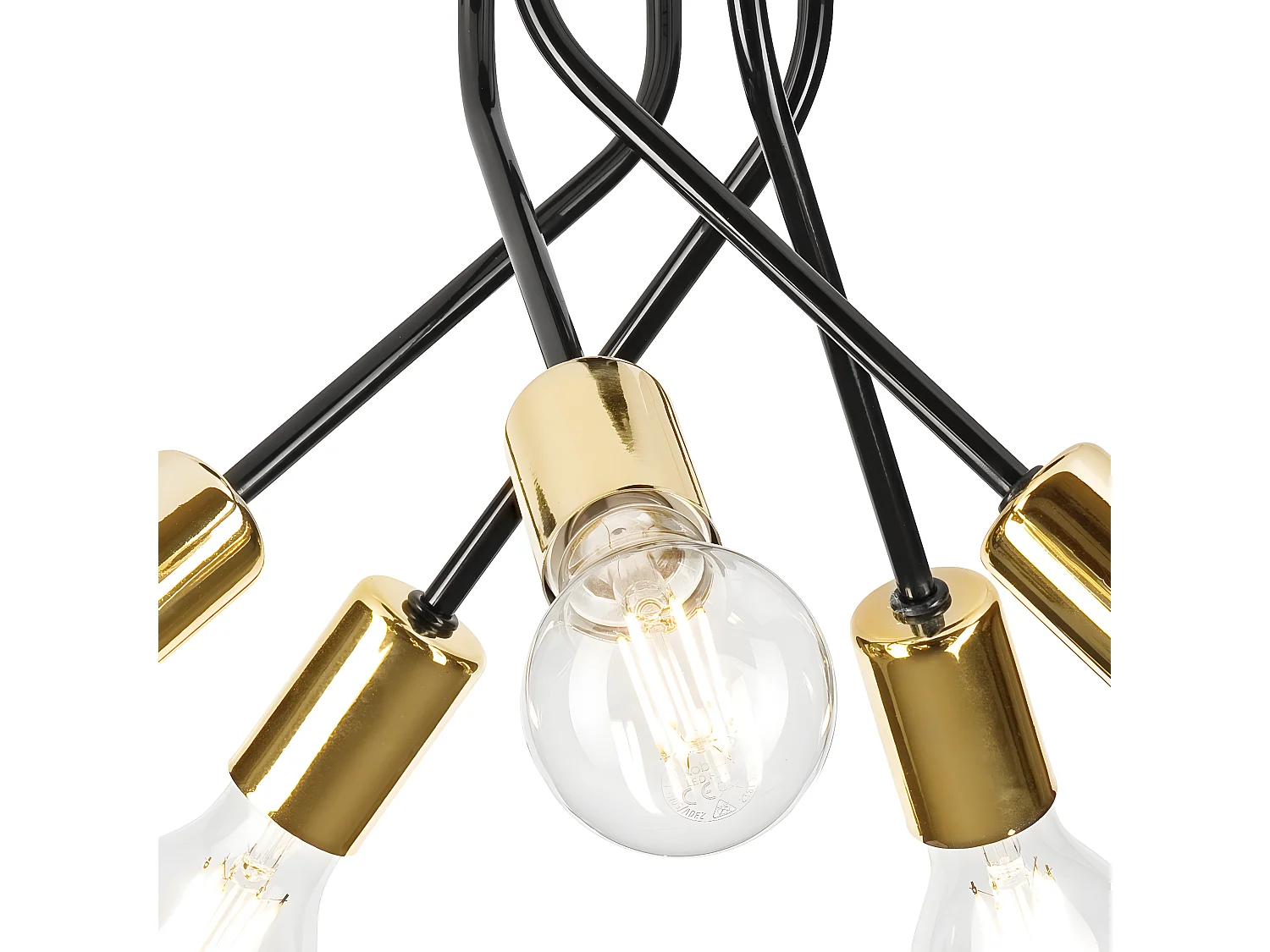 Suspension Priya, Noir, 36x36x34 cm, Seven Design