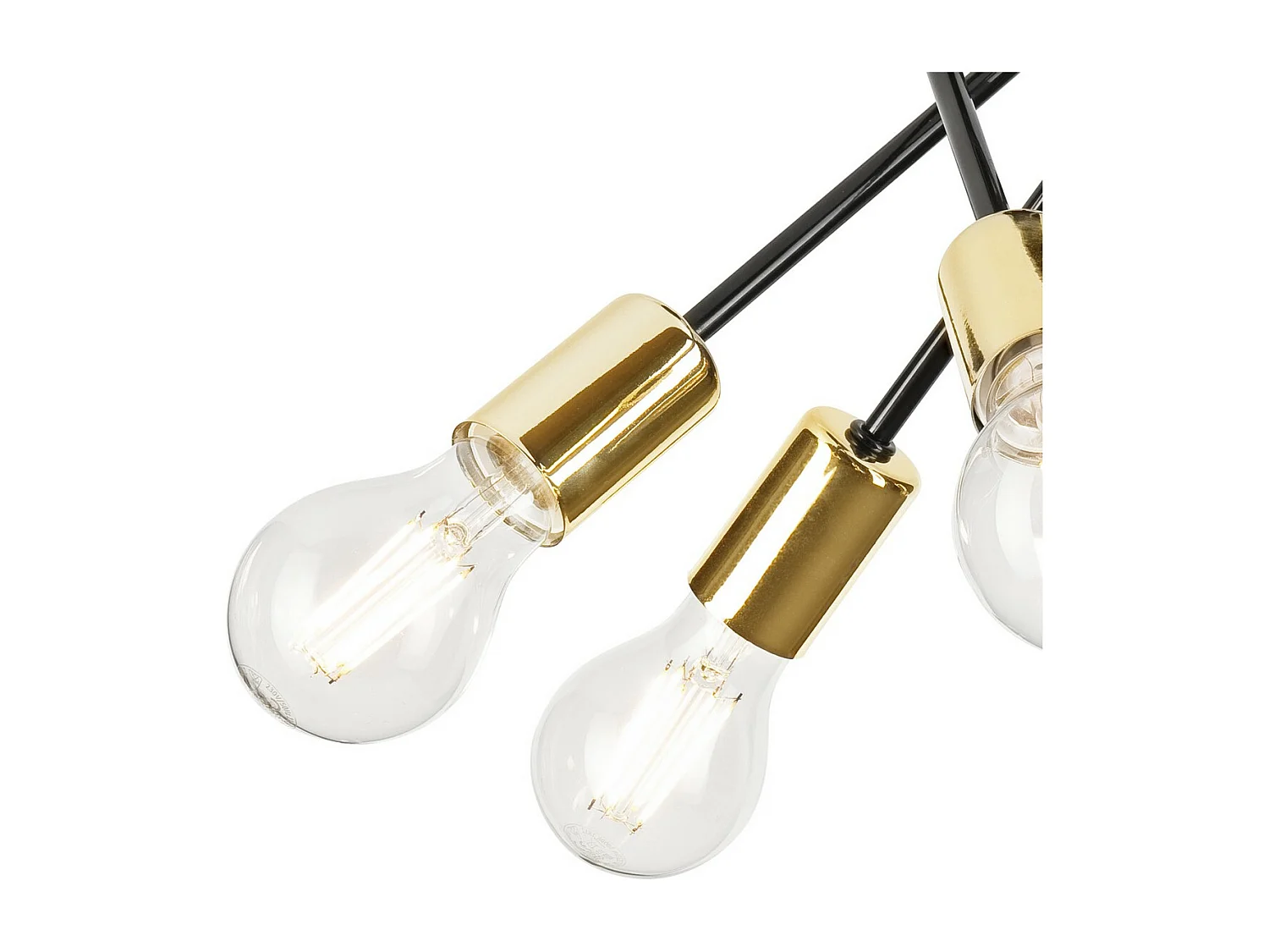 Suspension Priya, Noir, 36x36x34 cm, Seven Design