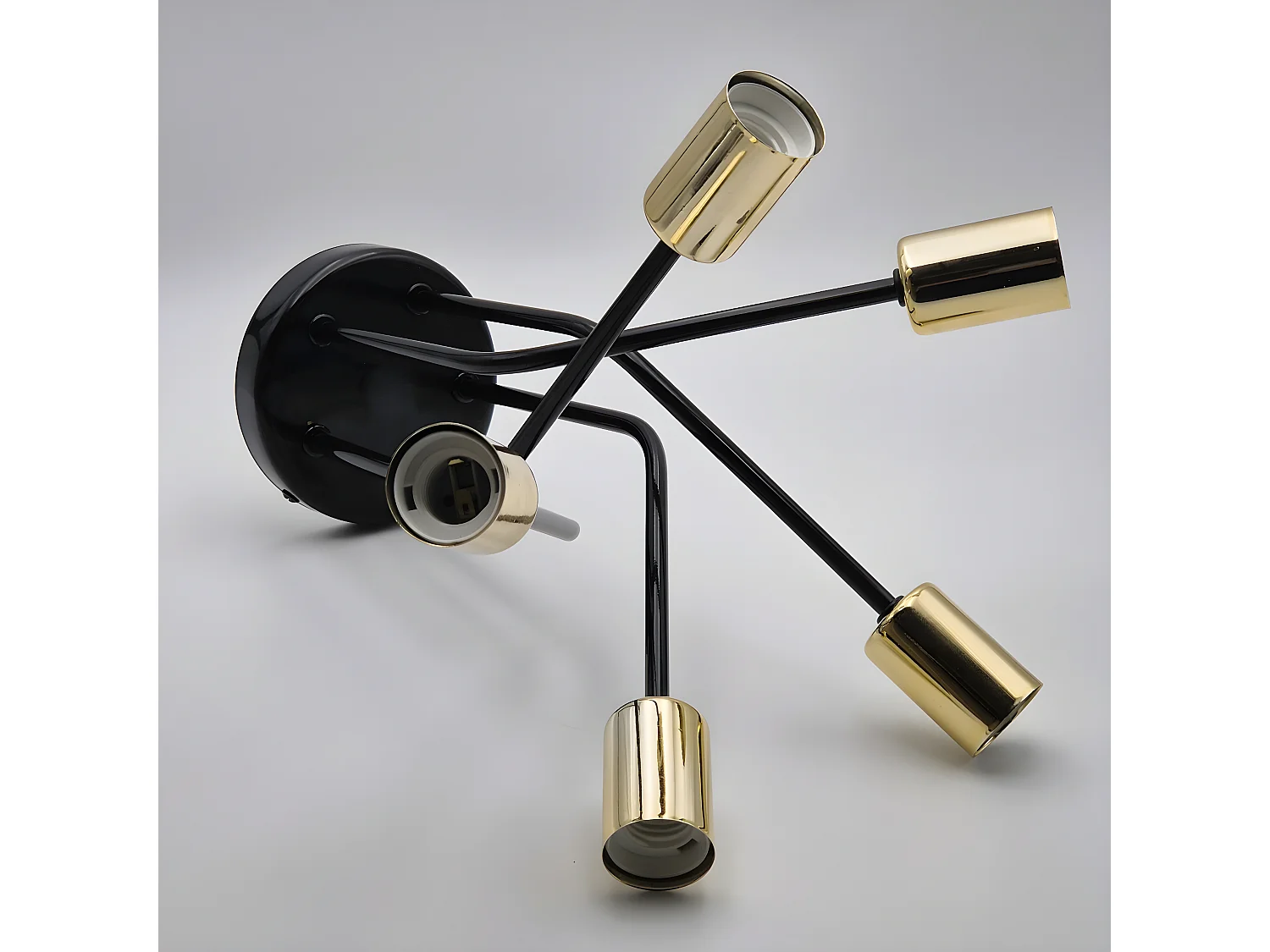 Suspension Priya, Noir, 36x36x34 cm, Seven Design