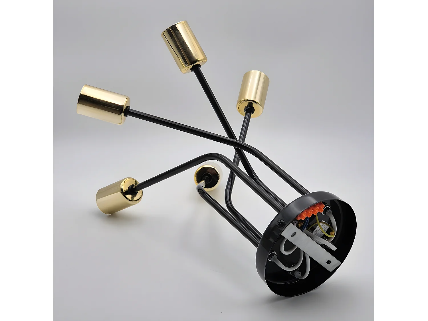 Suspension Priya, Noir, 36x36x34 cm, Seven Design