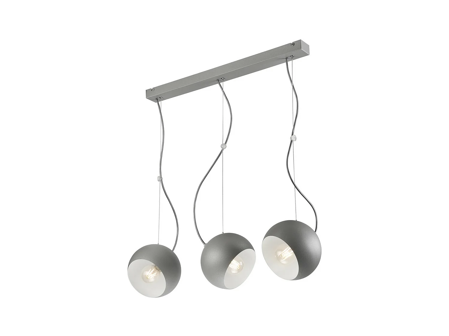 Suspension Inez, Argent, 70x70x17 cm, EPIKASA