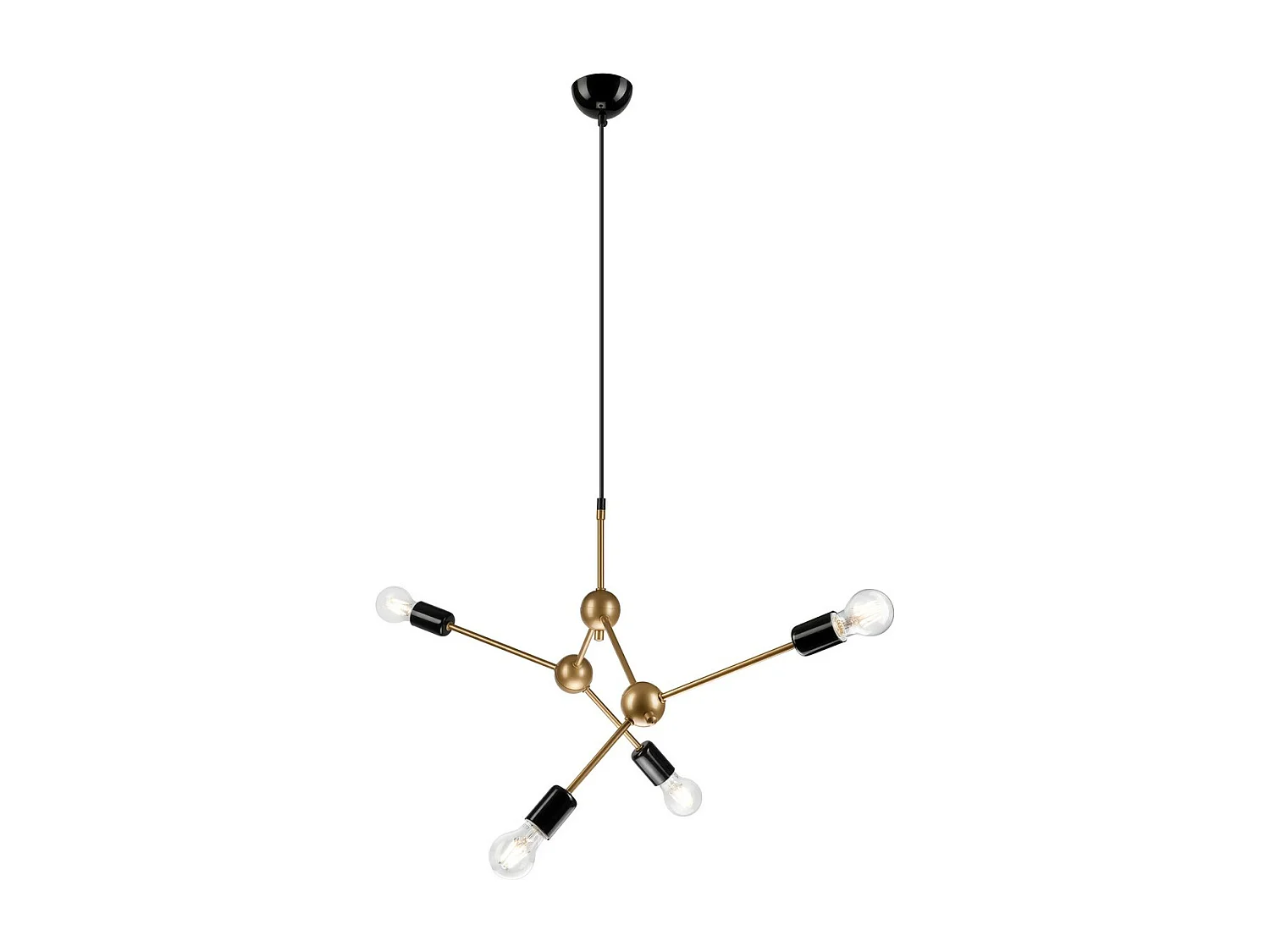 Hanglamp Alessia, Goud, 120x82x5 cm, Seven Design