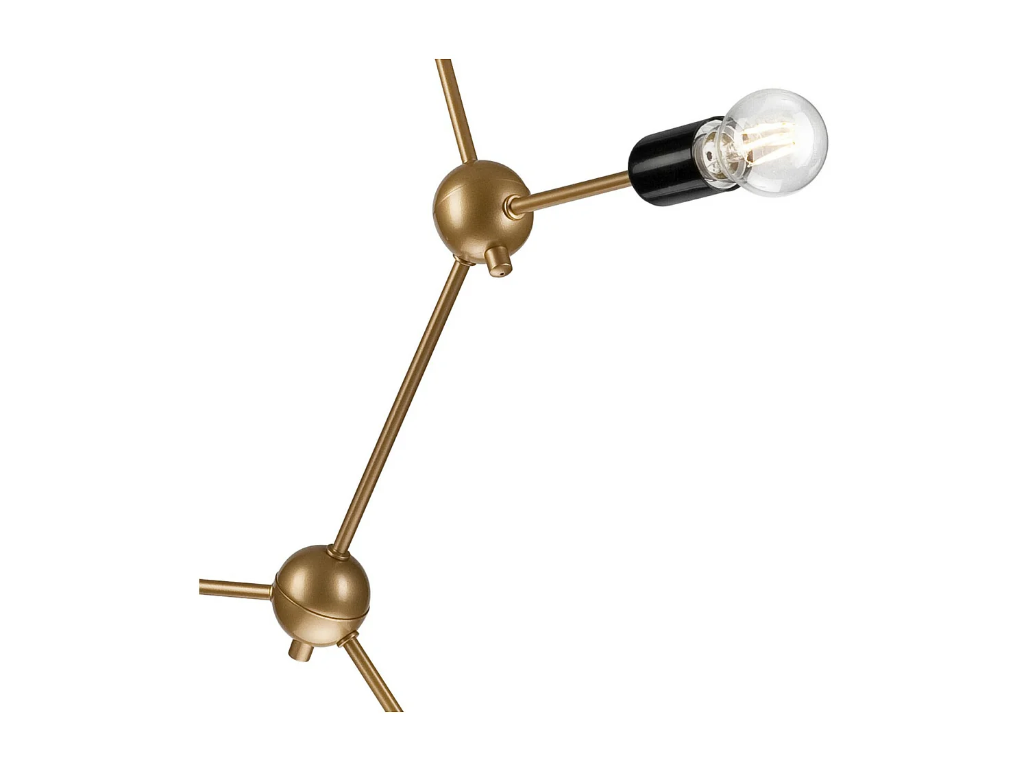 Hanglamp Alessia, Goud, 128x63x5 cm, Seven Design