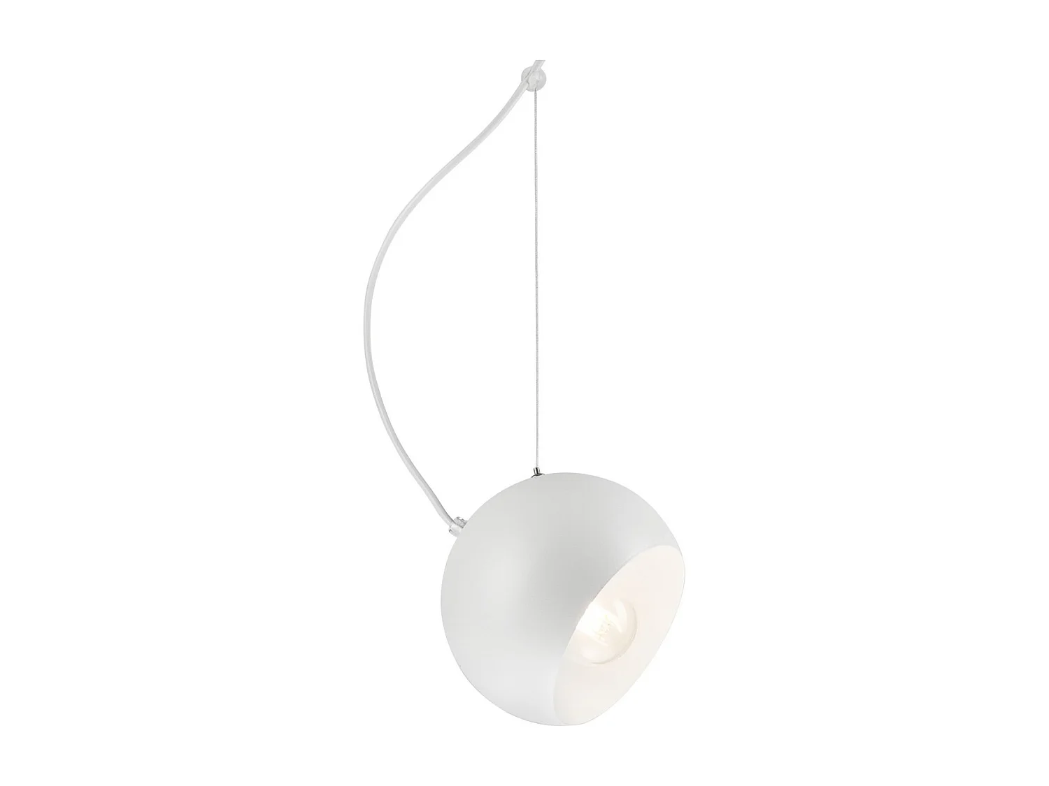 Hanglamp Inez, Wit, 85x17x17 cm, Seven Design