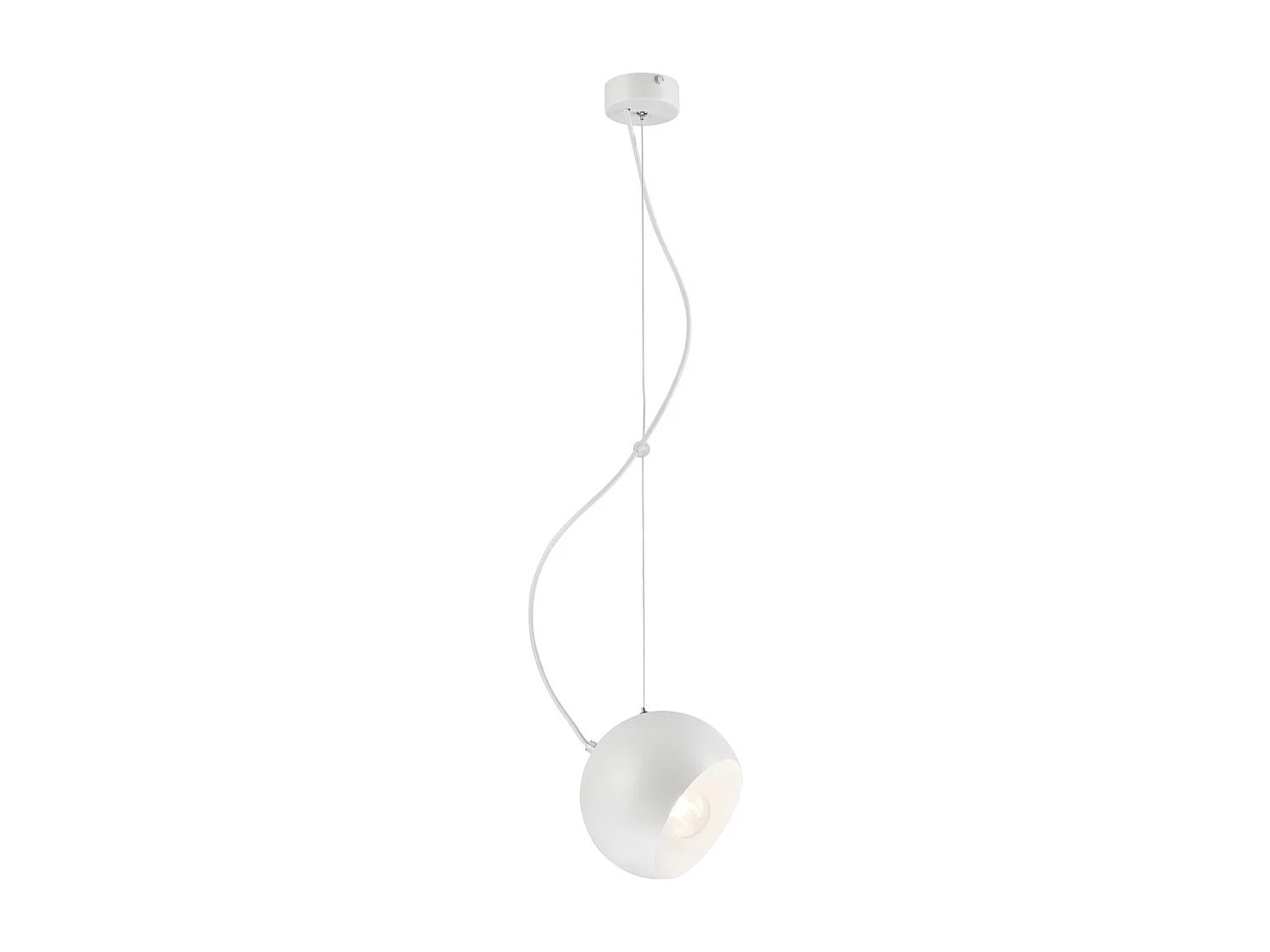 Hanglamp Inez, Wit, 85x17x17 cm, Seven Design
