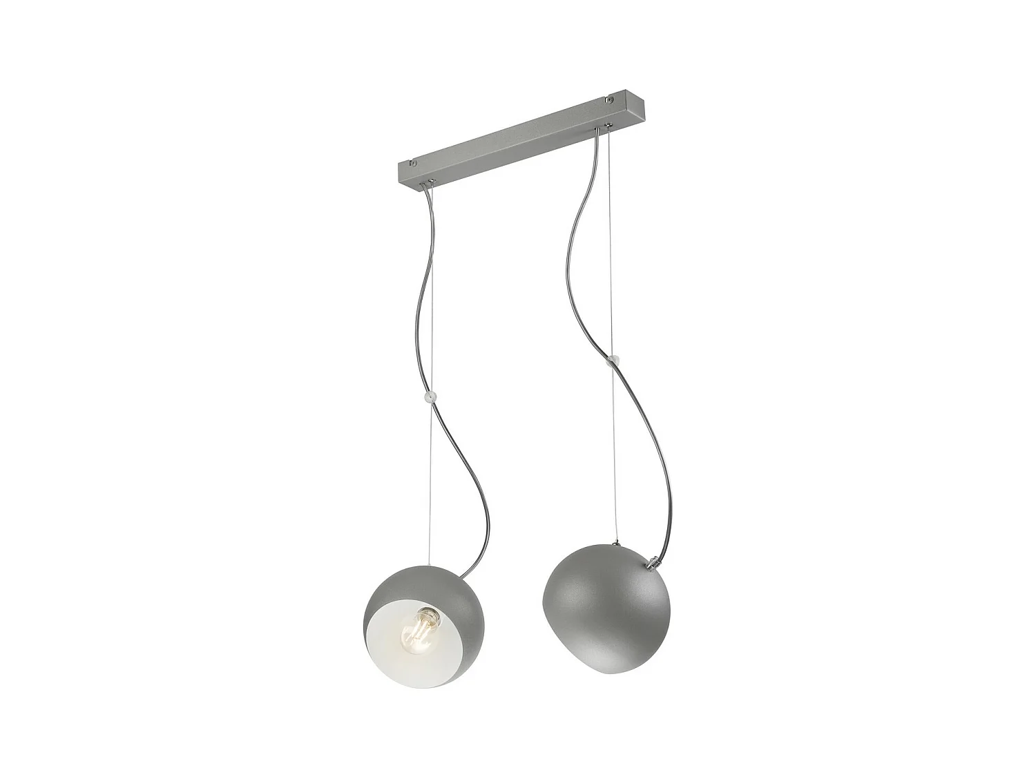 Suspension Inez, Argent, 79x45x17 cm, EPIKASA