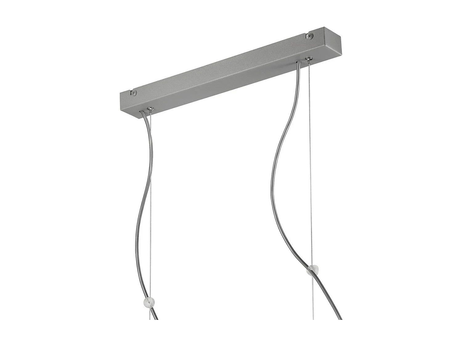 Candeeiro Suspenso Inez, Prata, 79x45x17 cm, Seven Design