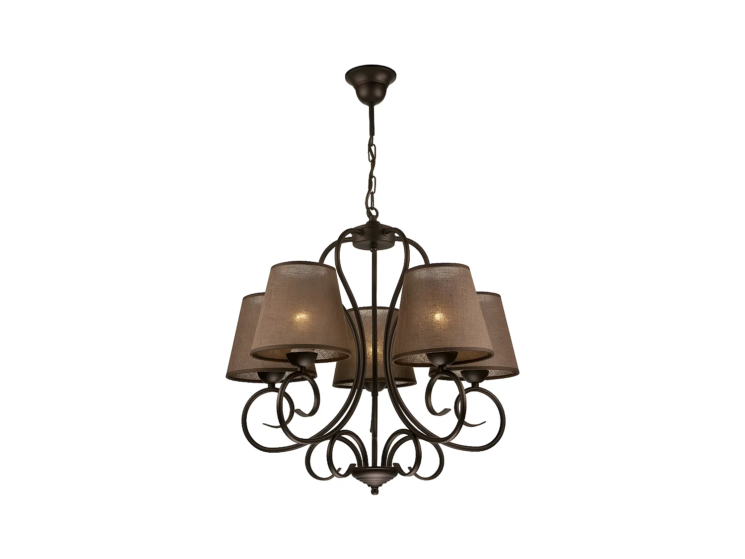 Suspension Lorenzo, Marron, 75x55x55 cm, EPIKASA