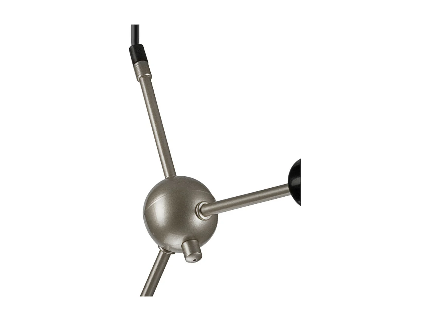 Lampada a Sospensione Alessia, Nero, 128x63x5 cm, Seven Design