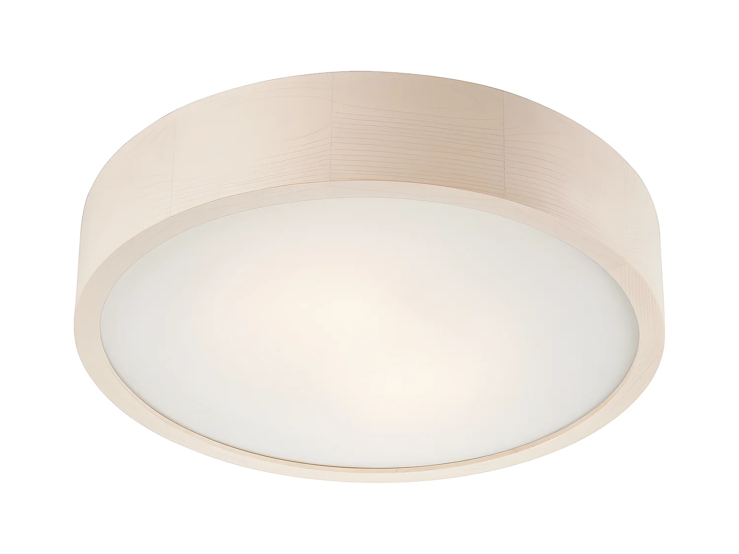 Plafonnier Eveline, Blanc, 8x37x37 cm, EPIKASA
