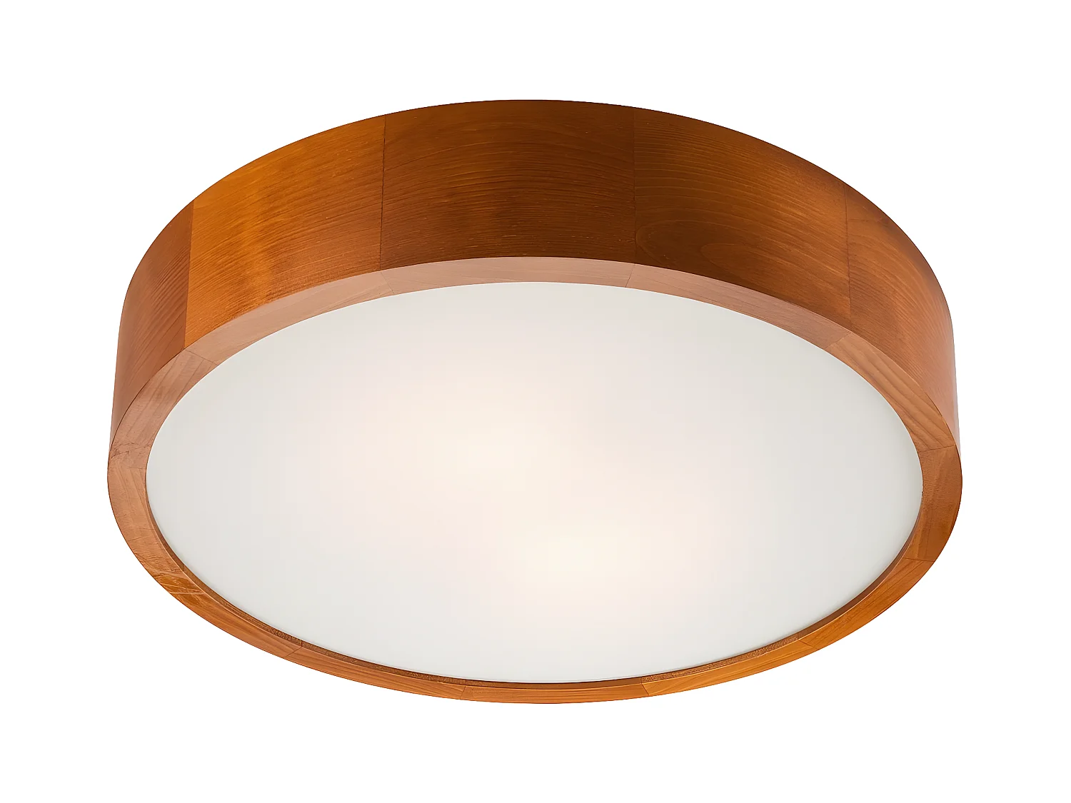Plafonnier Eveline, Marron, 8x37x37 cm, EPIKASA