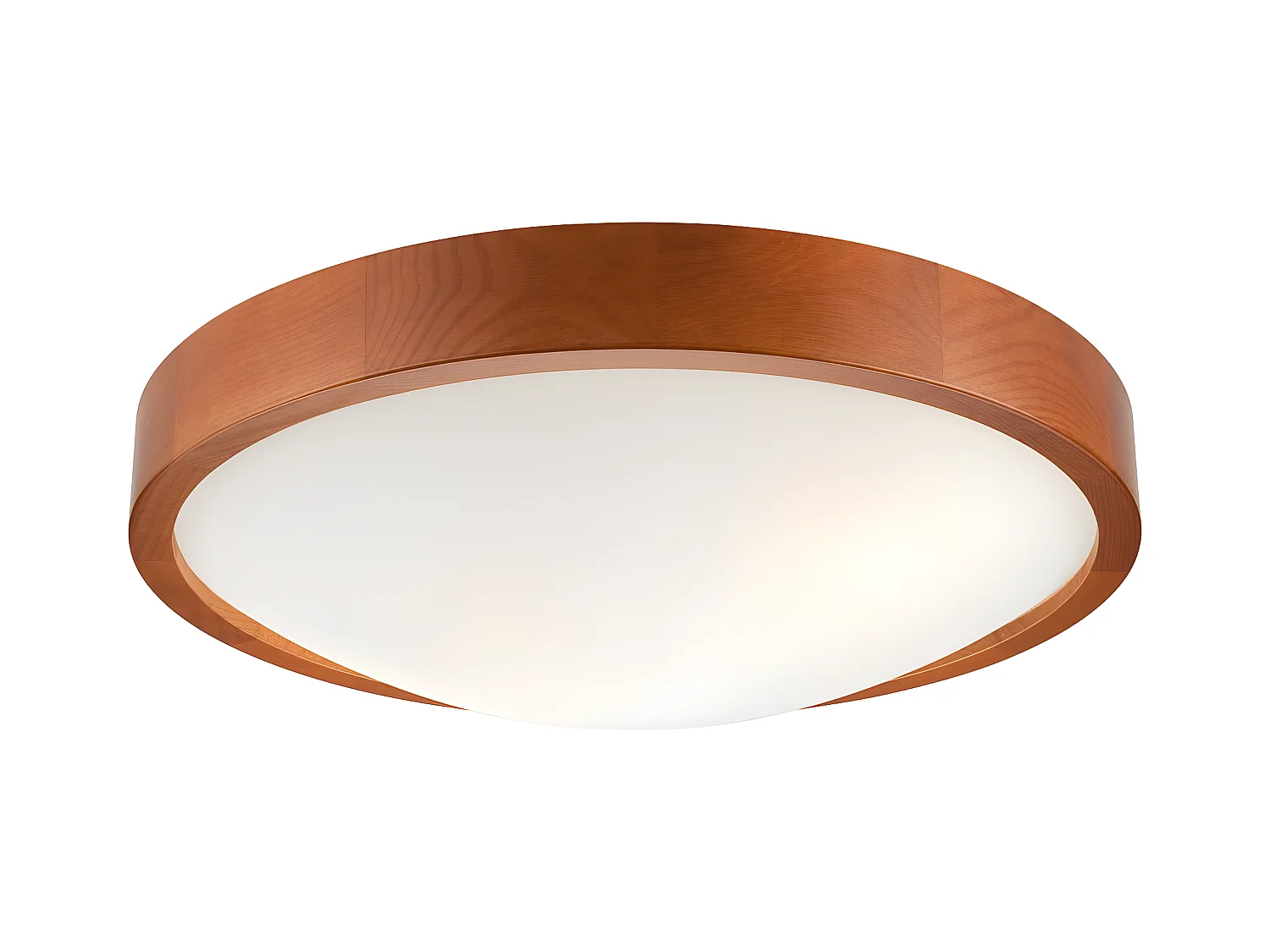 Plafonnier Anello, Marron, 8x37x37 cm, EPIKASA