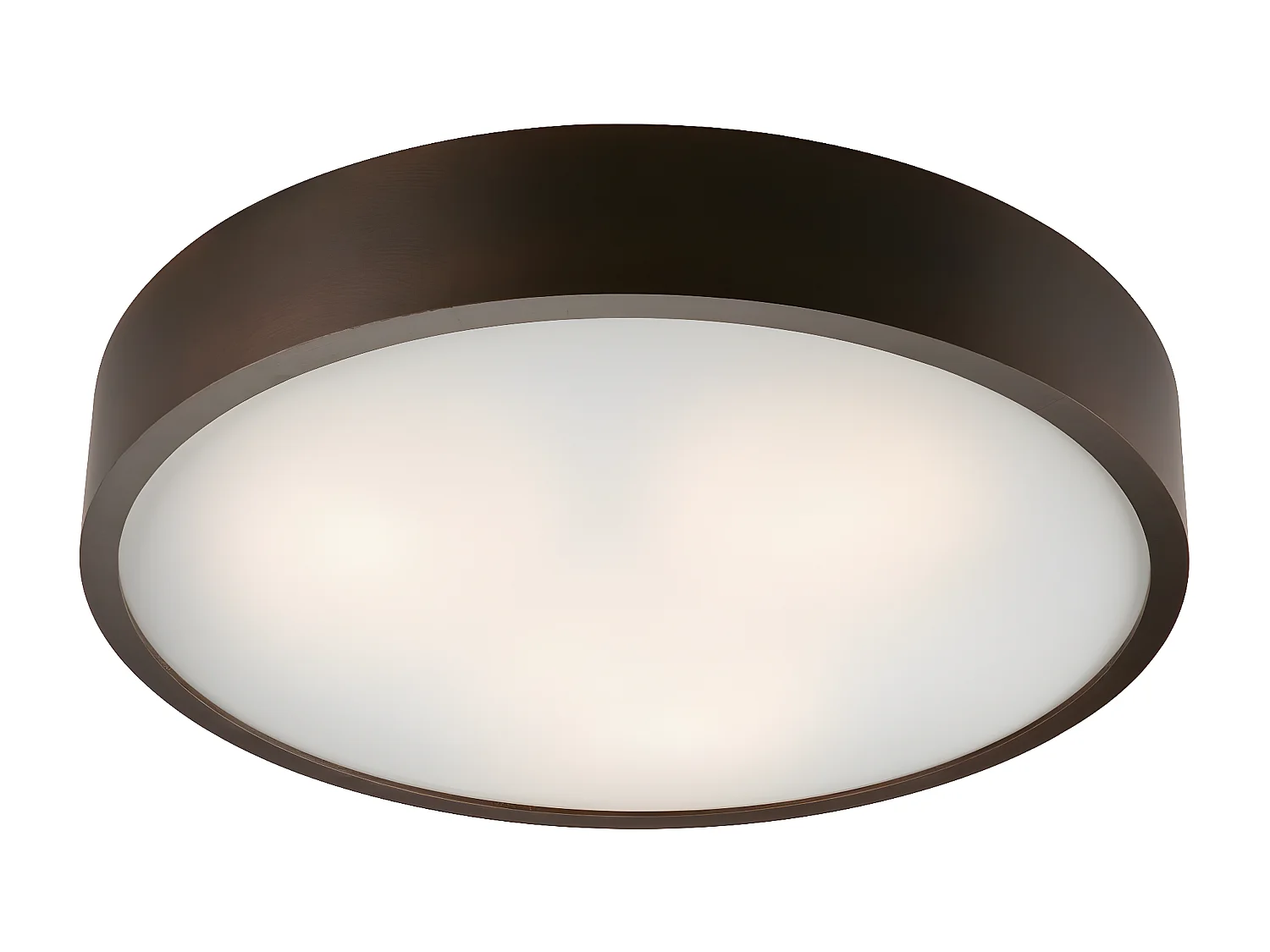 Candeeiro de Teto Eveline 15, Castanho, 8x47x47 cm, Seven Design