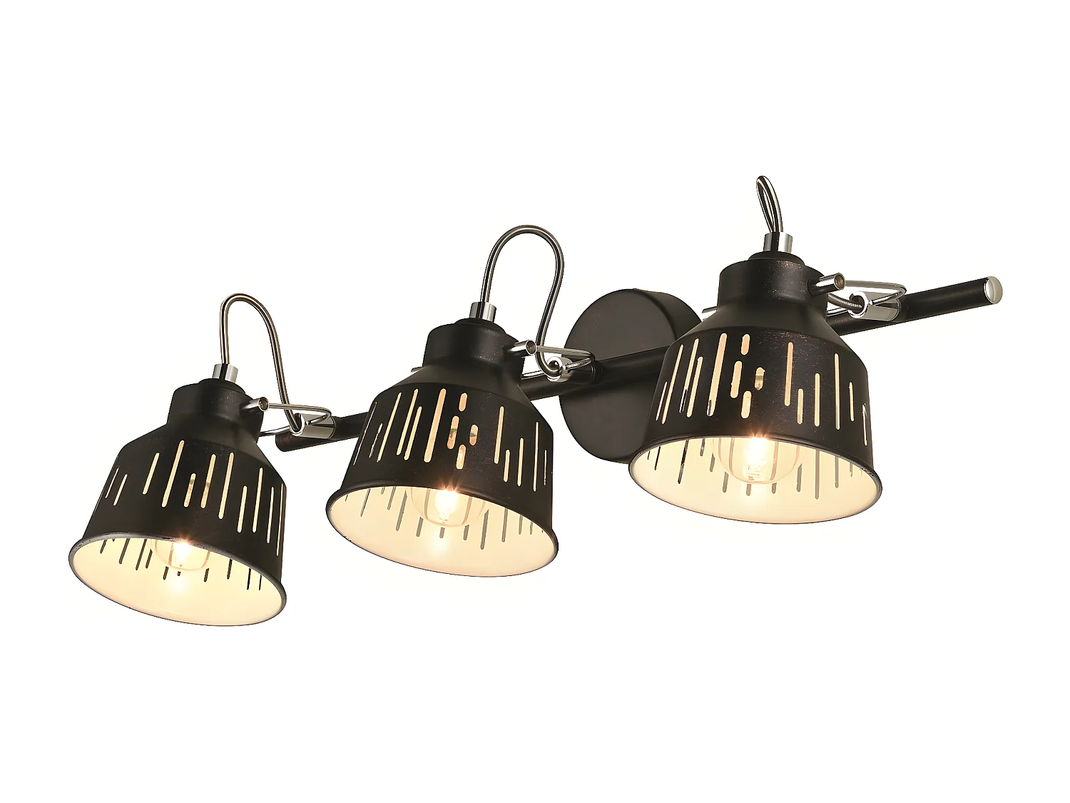 Plafondlamp Jack, Zwart, 18x50,5x11,5 cm, EPIKASA