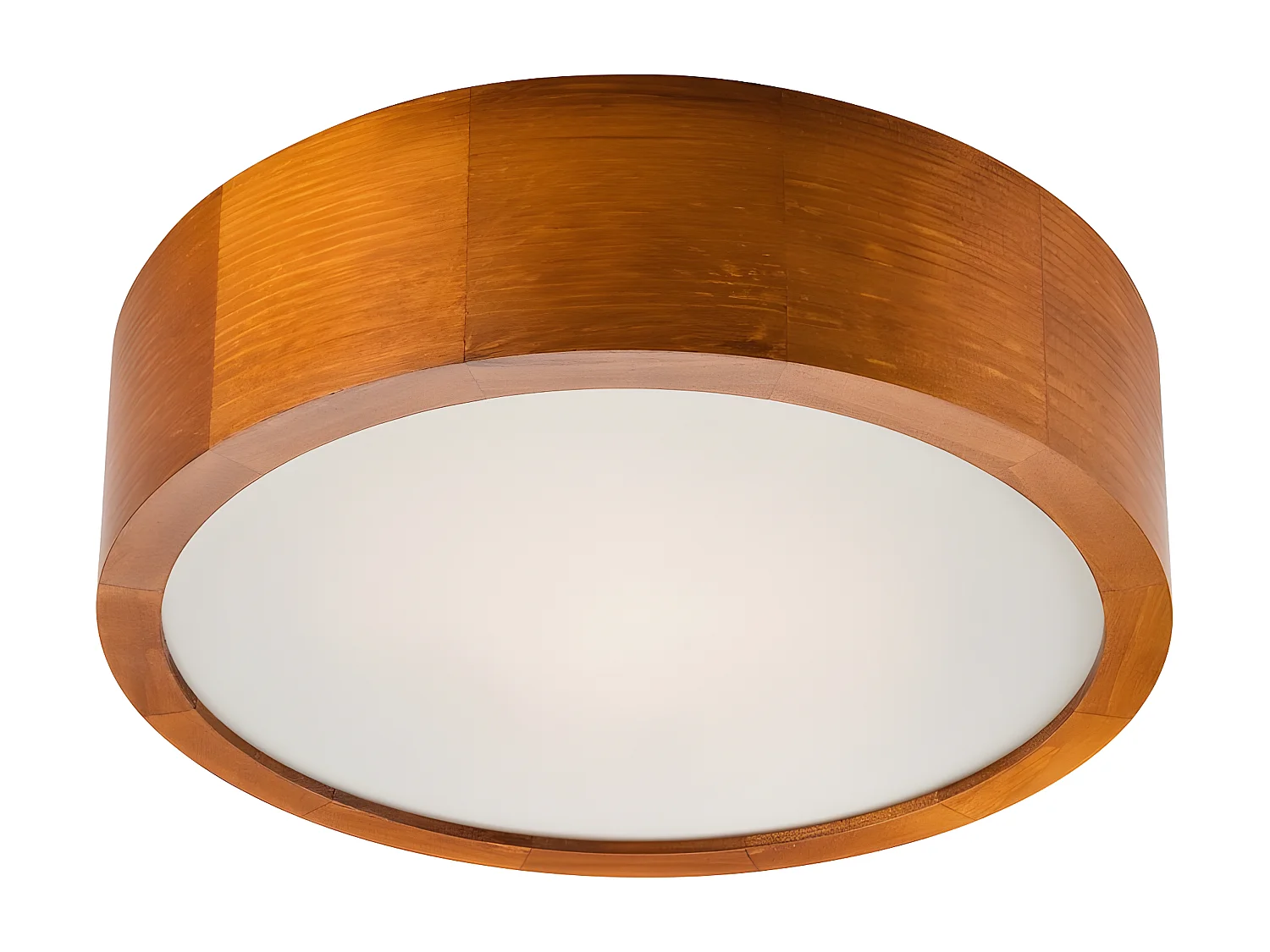 Plafonnier Eveline 10, Marron, 8x27x27 cm, Seven Design