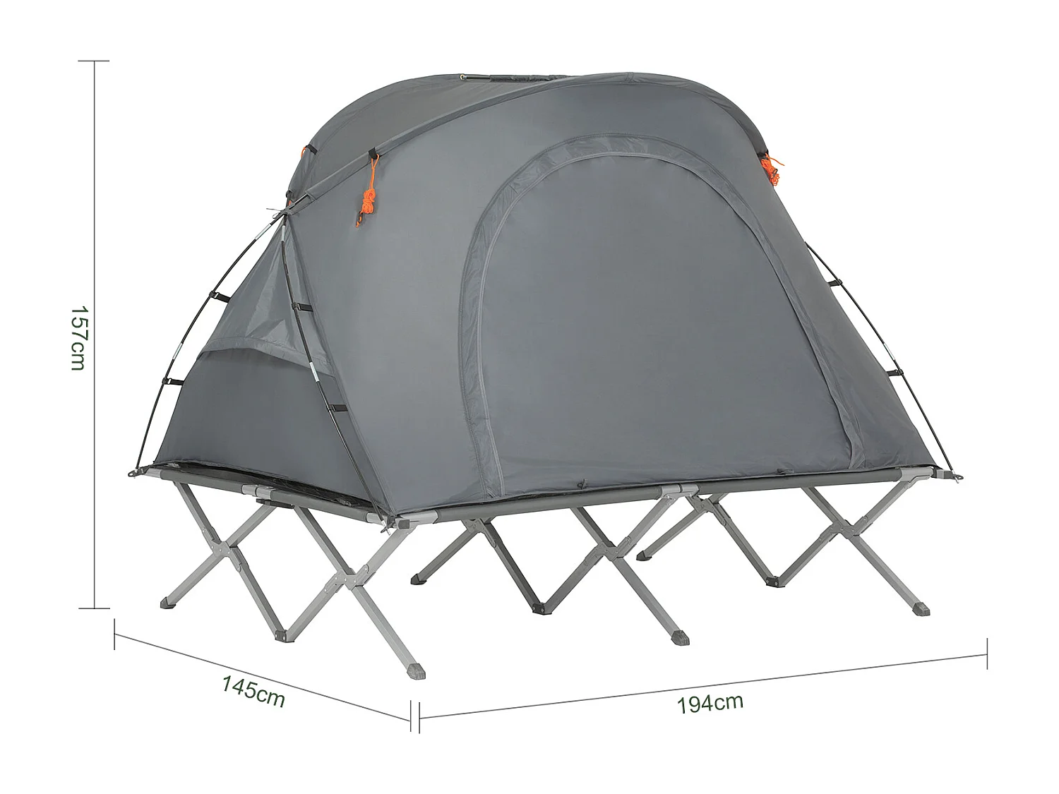 Campingzelt OGS60-L-HG 145 x 157 x 194cm